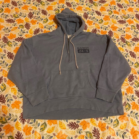 Sweat à Capuche Gris Old Navy Taille Small - Zip Devant, Pour Junior/femme, Occasion Bon état